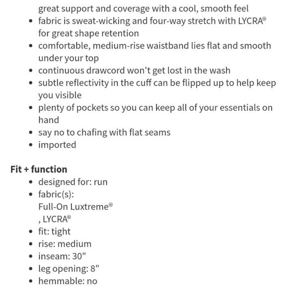 Lululemon Speed Tight II full length with pockets size 4 - Picture 12 of 14